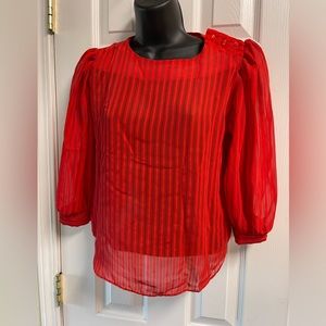 80s Vintage!  Cute, dressy blouse. Small